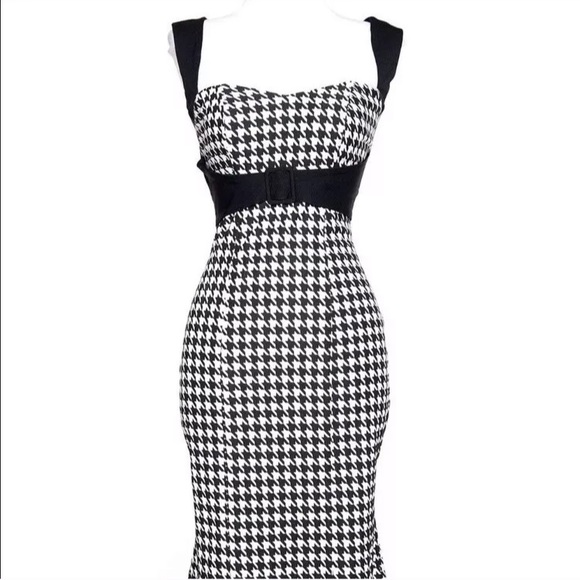 Pinup Couture Dresses & Skirts - Pinup Couture Jessica Wiggle Houndstooth Dress